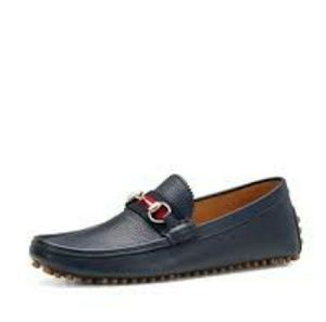 Gucci loafers size 10 1/2 (navy blue)